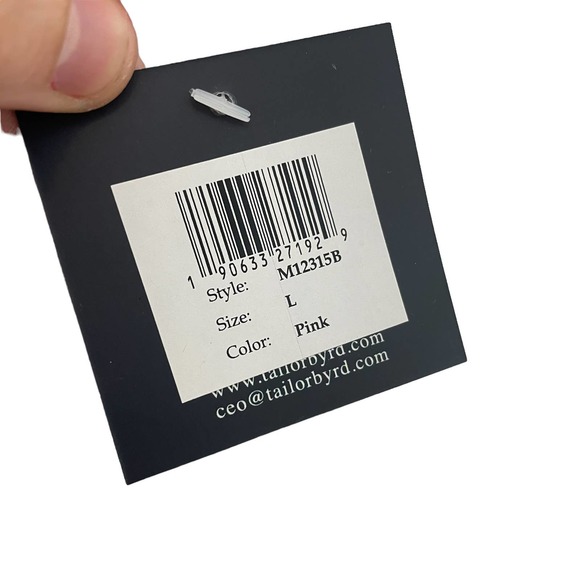 TailorByrd Tropical Print Swim Shorts Trunks Pink Size L New - Picture 4 of 6